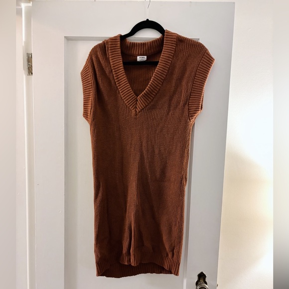Cotton On Rust Sweater Vest Dress - Picture 1 of 2